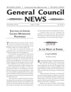 •  • General Council NEWS