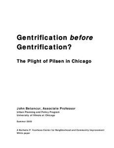 Microsoft Word - Gentrification before Gentrification.doc