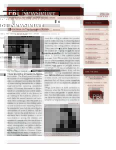 PBI Newsletter the edmund g. “pat” brown institute of public affairs spring 2008 Volume 16, Issue 1