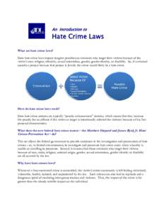 Microsoft Word - Introduction to Hate Crime Laws