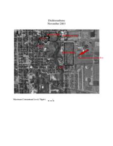 Dichloroethene November 2003 West Landfill  Main Plant Area