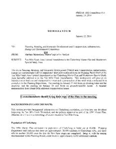 PHED & T &E Committees #lA January 24,2014 MEMORANDUM January 22,2014