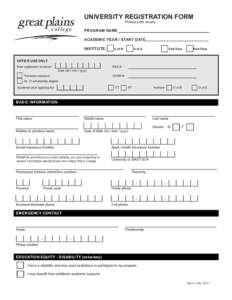 University Registration Form_July 2014.indd