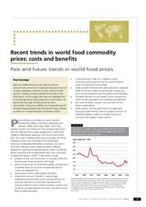 Economic history / Biofuels / Economy of Africa / World food price crisis / Inflation / Food security / Volatility / Speculation / Malnutrition / Economics / Food politics / Humanitarian aid