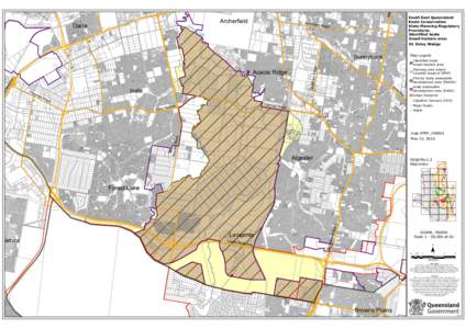 SPRP Broad Koala Habitat Areas Maps - Oxley Wedge, Brisbane City Council