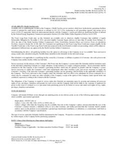 Corrected Electricity No. 4 North Carolina Twelfth Revised Leaf No. 92 Superseding North Carolina Eleventh Revised Leaf No. 92  Duke Energy Carolinas, LLC