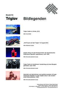 Biwak#15  Triglav Bildlegenden