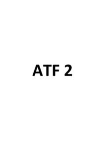 ATF 2  A.T. Fernandez - 27 October 2010 to 15 November 2010 DATE 27-Oct-10