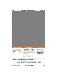 Marshfield Municipal Airport Directory Diagram