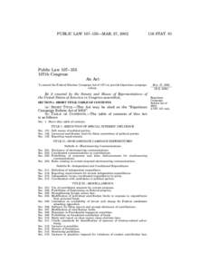 PUBLIC LAW 107–155—MAR. 27, STAT. 81 Public Law 107–155 107th Congress