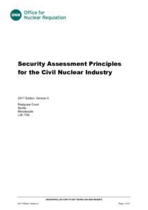 ONR - Security Assessment Principles (2017)