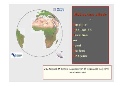 L’amélioration de l’estimation des paramètres de surface par la fusion de mesures de reflectances bidirectionnelles satellitales multi-capteur