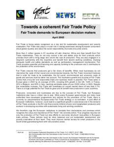 Microsoft Word - Towards a Coherent EU Fair Trade Policy_April 2005.doc