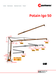 Potain Igo 50  1,4 m 26,3 m