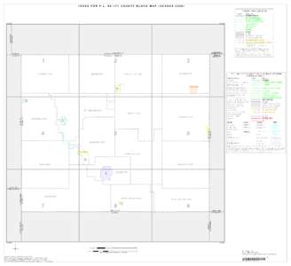 INDEX FOR P.L[removed]COUNTY BLOCK MAP (CENSUS[removed]INDEX MAP LEGEND SYMBOL NAME STYLE