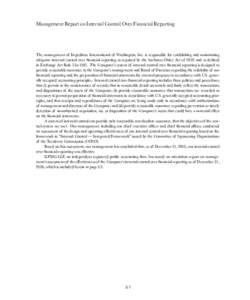 Risk / Committee of Sponsoring Organizations of the Treadway Commission / Internal control / Sarbanes–Oxley Act / Generally Accepted Accounting Principles / Financial statement / Auditing / Business / Finance