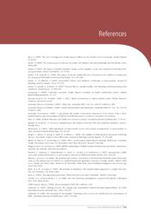 Evaluation of the 2006 family law reforms: References