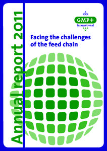 Annual reportFacing the challenges of the feed chain  Annual report 2011