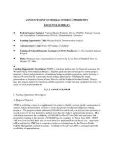 Earth / Conservation in the United States / Fisheries science / Magnuson–Stevens Fishery Conservation and Management Act / National Marine Fisheries Service / U.S. Regional Fishery Management Councils / Fisheries management / National Oceanic and Atmospheric Administration / Sustainable fishery / Environment / Impact assessment / Fishing