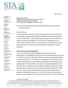 Investment / Corporate crime / U.S. Securities and Exchange Commission / Capital market / Securities and Exchange Commission / Finance / Mathematical finance / Christopher Cox / Uptick rule / Financial markets / Financial economics / Stock market