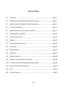       TABLE OF CONTENTS     