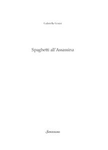 Gabriella Genisi  Spaghetti all’Assassina 3