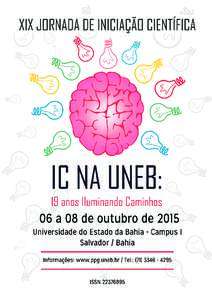 UNIVERSIDADE DO ESTADO DA BAHIA REITORIA JOSÉ BITES DE CARVALHO VICE-REITORIA CARLA LIANE NASCIMENTO DOS SANTOS CHEFIA DE GABINETE (CHEGAB)