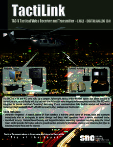 TactiLink  TAC-V Tactical Video Receiver and Transmitter – EAGLE - DIGITAL/ANALOG (DA) Ground System
