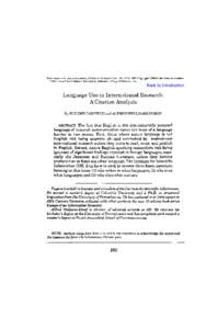 3. —–––—–. Lam American research Par! 1. Where It is published and how ofien it is cited. J6id. , 1985. Vol. 7. p[removed], .! --—----IS Japanese sc,ence a juggernaut? J6id 1989 VOI, 10. p[removed].