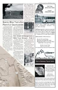 The Mono County Press • 2008 Edition • Page 13  Hike the Eastern