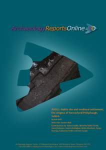 ARO11: Battle site and medieval settlement, the enigma of Yarrowford/Philiphaugh, Selkirk. By Bob Will With Alan Hunter Blair Contributions by Torben Ballin, Beverley Ballin Smith,