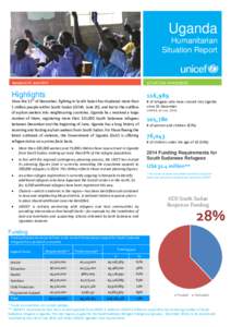 Uganda Humanitarian Situation Report Issued on 27, June 2014