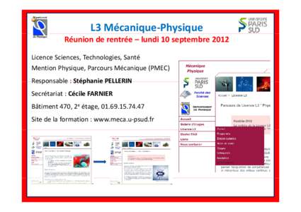 Microsoft PowerPoint - Présentation_L3_Mécanique_2012