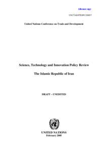 Advance copy UNCTAD/ITE/IPC[removed]