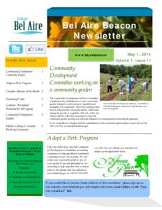 Bel Aire Beacon Newsletter WWW.BELAIREKS.GOV Inside this issue:
