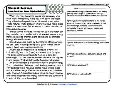 3rd Grade Reading Comprehension Worksheets | Third Grade - Week 4