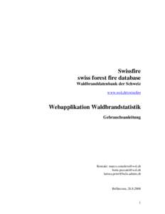 Handbuch Datenbank Waldbrnde