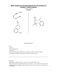 Ruthenium compounds / Chloro(cyclopentadienyl)bis(triphenylphosphine)ruthenium / Alkyne / Alkene / Triphenylphosphine / PH / Chemistry / Organic chemistry / Functional groups