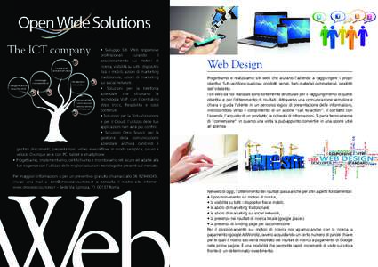 The ICT company  • Sviluppo Siti Web responsive professionali curando il