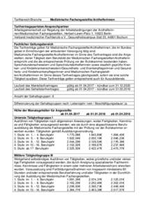 Tarifbereich/Branche  Medizinische Fachangestellte/Arzthelferinnen Tarifvertragsparteien/Ansprechpartner Arbeitsgemeinschaft zur Regelung der Arbeitsbedingungen der Arzthelferinnen/Medizinischen Fachangestellten, Herbert