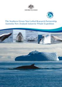 The Southern Ocean Non-Lethal Research Partnership Australia-New Zealand Antarctic Whale Expedition i  Disclaimer