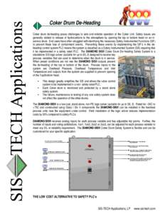 Safety instrumented system / Sis / Silicon Integrated Systems / Coker / SIL / IEC 61508 / Ethics / Safety engineering / Safety / Risk