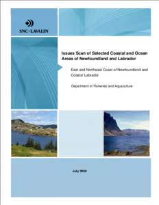 Atlantic Canada / British North America / Newfoundland and Labrador / Aquaculture / Labrador / Fisheries / Joint Ocean Commission Initiative / Cod fisheries