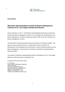 Microsoft Word - Press Release MunchenerHyp Board Contracts.doc