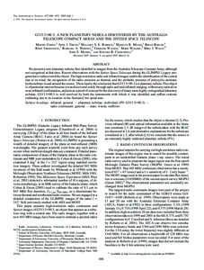 The Astrophysical Journal, 627:446–453, 2005 July 1 # 2005. The American Astronomical Society. All rights reserved. Printed in U.S.A. G313.3+00.3: A NEW PLANETARY NEBULA DISCOVERED BY THE AUSTRALIA TELESCOPE COMPACT AR