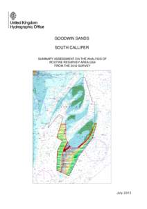 GOODWIN SANDS SOUTH CALLIPER SUMMARY ASSESSMENT ON THE ANALYSIS OF ROUTINE RESURVEY AREA GS4 FROM THE 2012 SURVEY