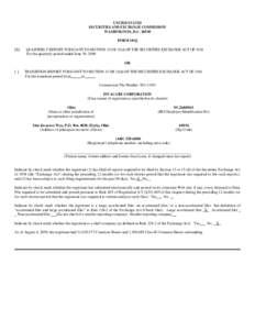 UNITED STATES SECURITIES AND EXCHANGE COMMISSION WASHINGTON, D.CFORM 10-Q [X]