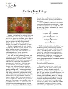 |.palousemindfulness.com..  Spring 2013 Finding True Refuge by Tara Brach