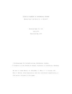 ISSUES AS ELEMENTS OF INFORMATION SYSTEMS Werner Kunz* and Horst W. J. Rittel** Working Paper No. 131 July 1970 Reprinted May 1979