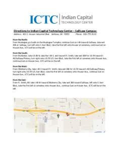 Sallisaw /  Oklahoma / Interstate 40 in Oklahoma / U.S. Highway System / Indian Capital Technology Center / Interstate 40 / U.S. Route 59 / Geography of Oklahoma / Oklahoma / Fort Smith metropolitan area